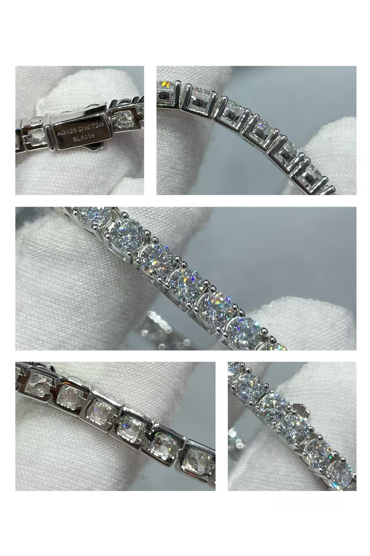 [Shinejoy jewelrys]TENNIS BRACELET WITH FULL DIAMOND SETTING