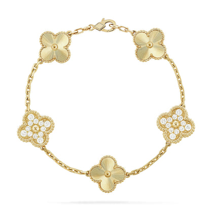 [Shinejoy] CLOVER 5 MOTIF LASER BRACELET COLLECTION