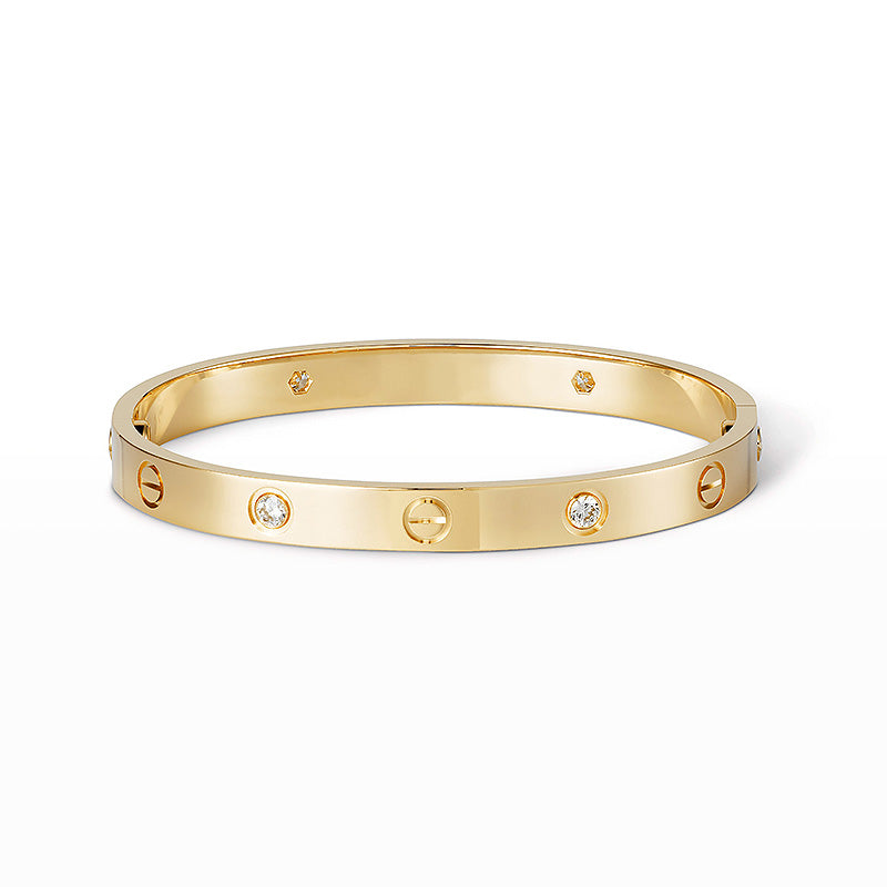 [Shinejoy]LOVE BRACELET 6.1MM 4 DIAMONDS