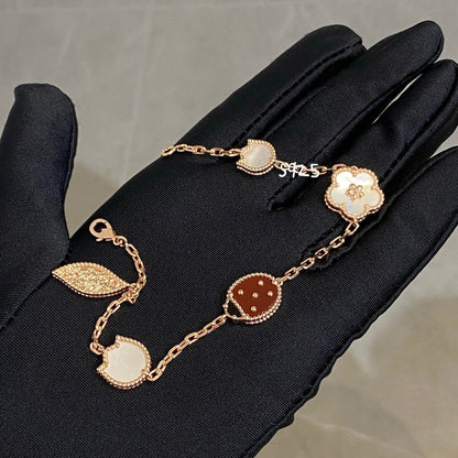 [Shinejoy]LUCKY SPRING 5 MOTIF BRACELET
