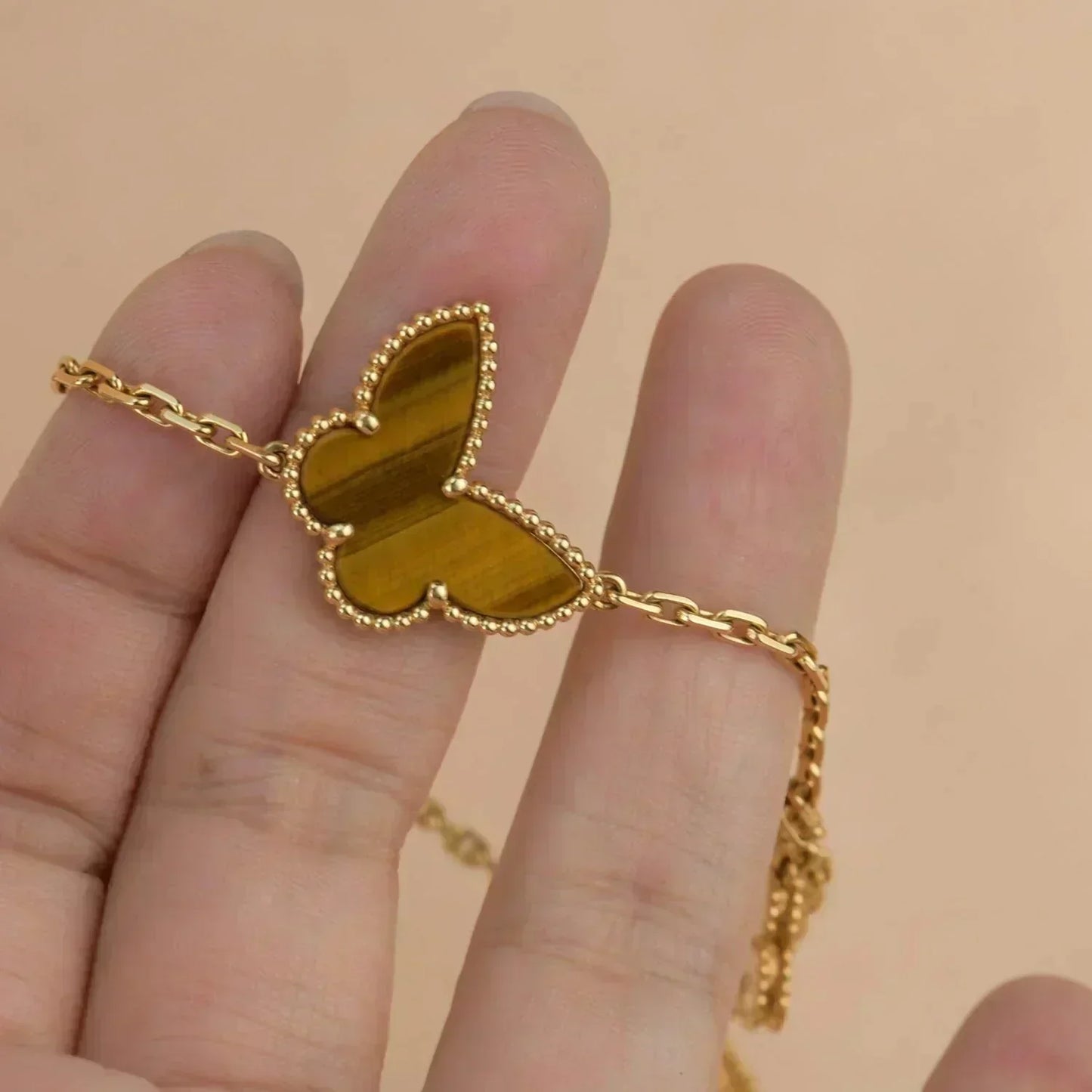 [Shinejoy]LUCKY SPRING 5 MOTIF GOLD BRACELET