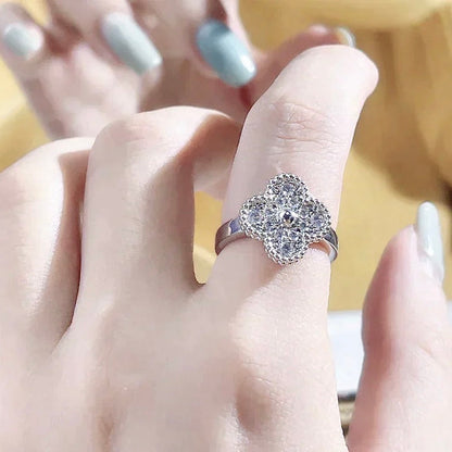 [Shinejoy]CLOVER DIAMOND RING
