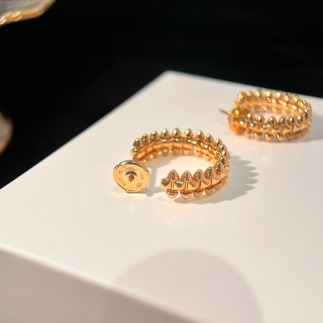 [Shinejoy]CLASH SMALL HOOP EARRINGS