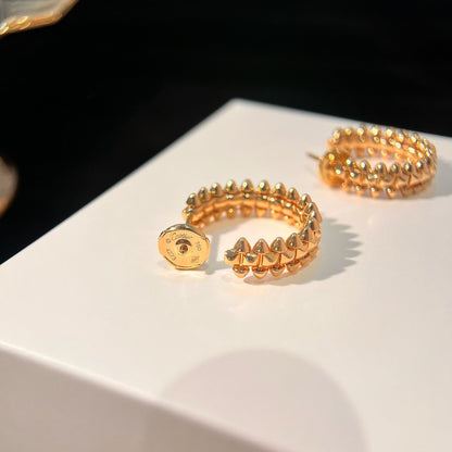[Shinejoy]CLASH SMALL HOOP EARRINGS