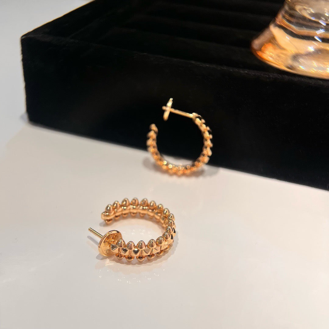 [Shinejoy]CLASH SMALL HOOP EARRINGS