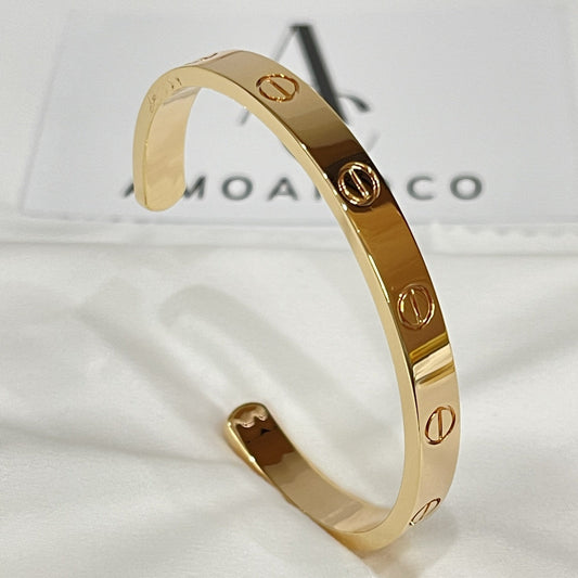 [Shinejoy]LOVE BRACELET 6.1MM OPEN CUFF