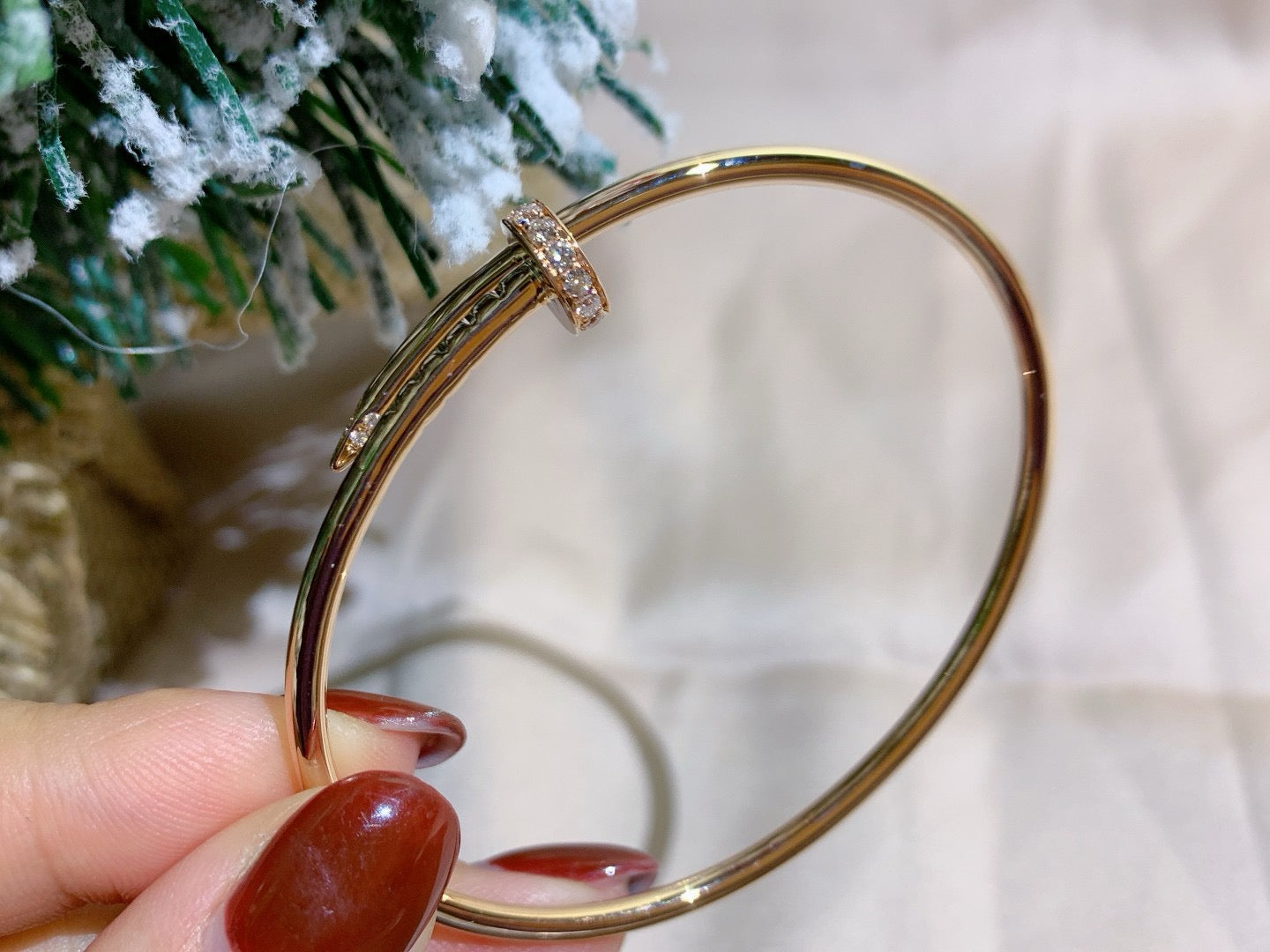 [Shinejoy]JUSTE BRACELET 2.5MM DIAMONDS