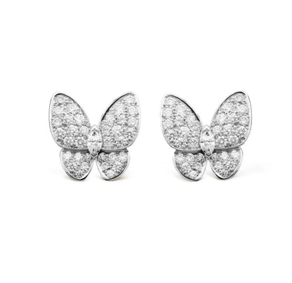 [Shinejoy]BUTTERFLY ALL DIAMOND EARRINGS
