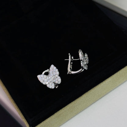 [Shinejoy]BUTTERFLY ALL DIAMOND EARRINGS
