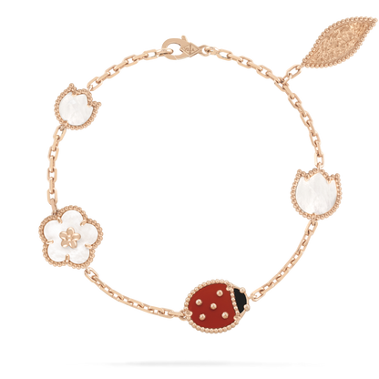 [Shinejoy]LUCKY SPRING 5 MOTIF BRACELET