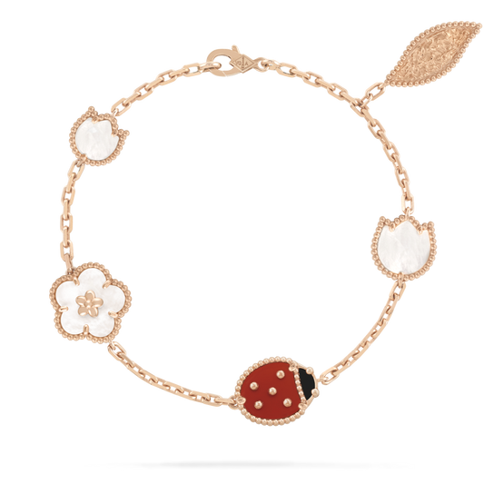 [Shinejoy]LUCKY SPRING 5 MOTIF BRACELET