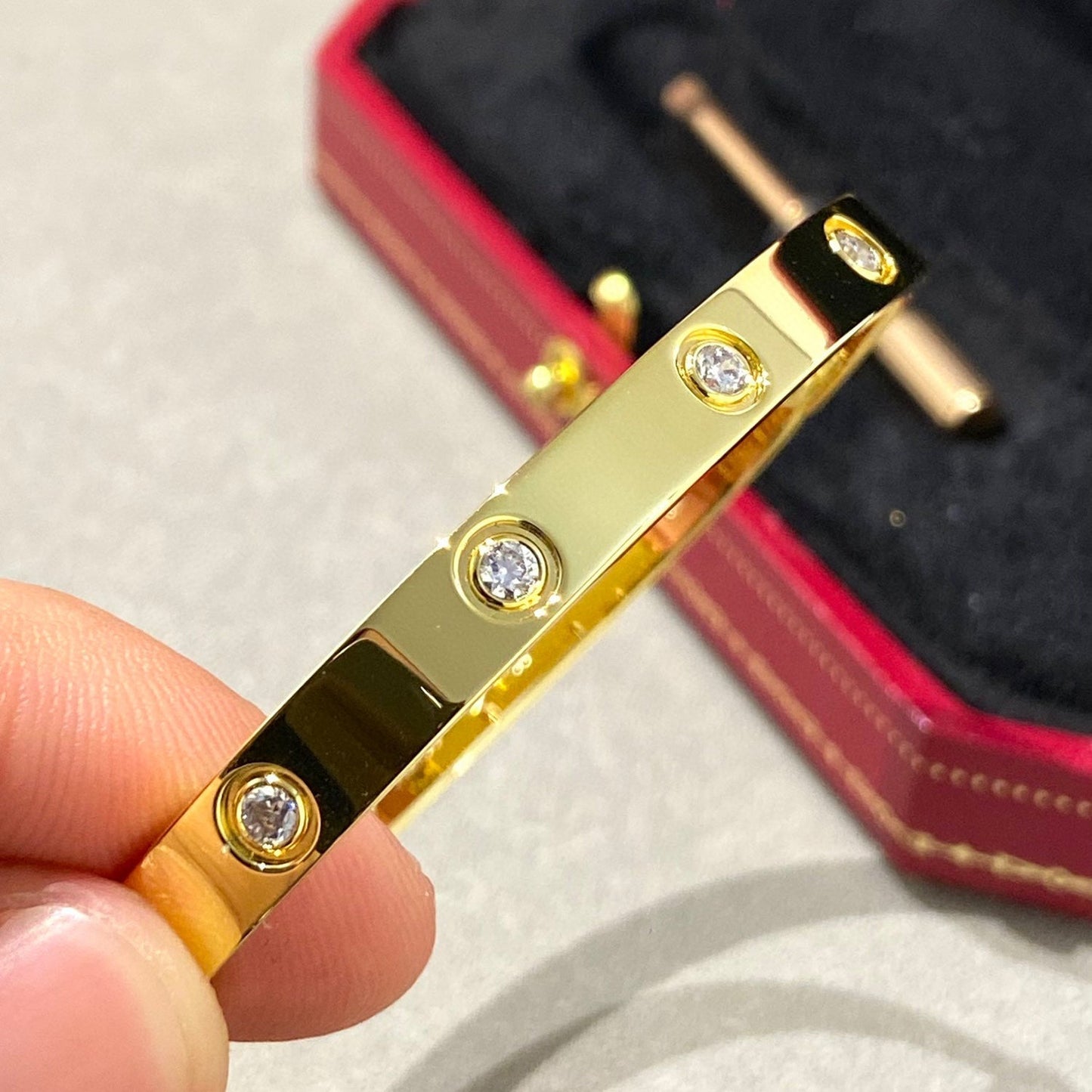 [Shinejoy]LOVE BRACELET 6.1MM 10 DIAMONDS