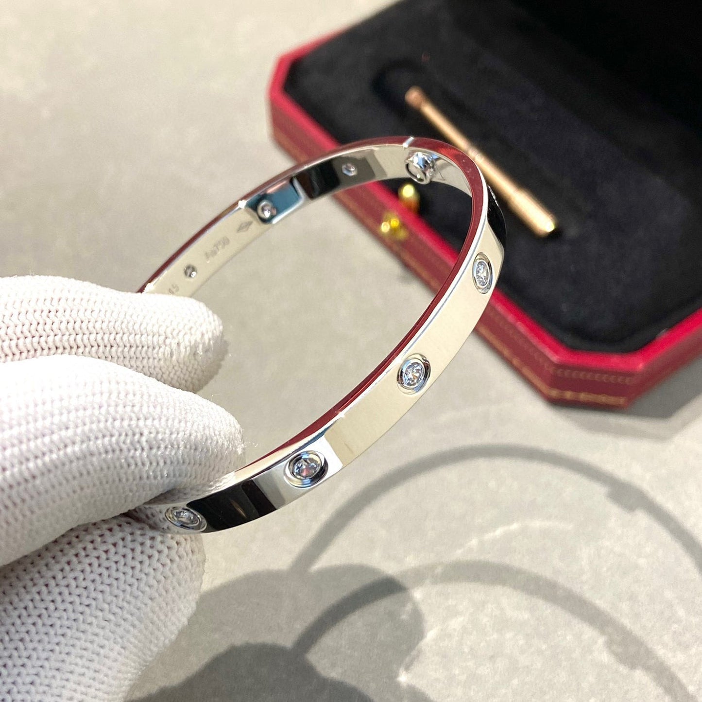 [Shinejoy]LOVE BRACELET 6.1MM 10 DIAMONDS
