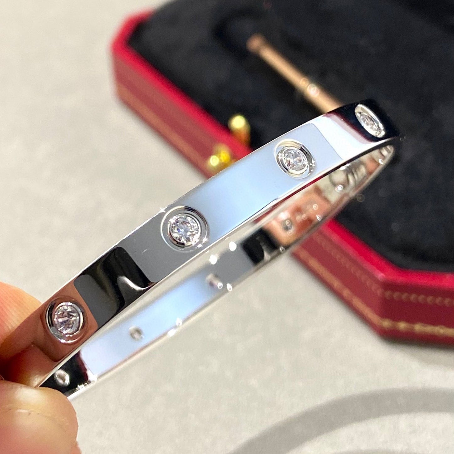 [Shinejoy]LOVE BRACELET 6.1MM 10 DIAMONDS
