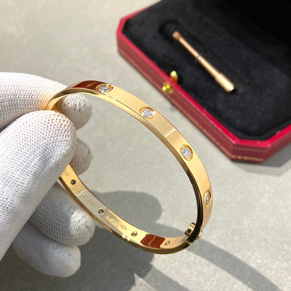 [Shinejoy]LOVE BRACELET 6.1MM 10 DIAMONDS