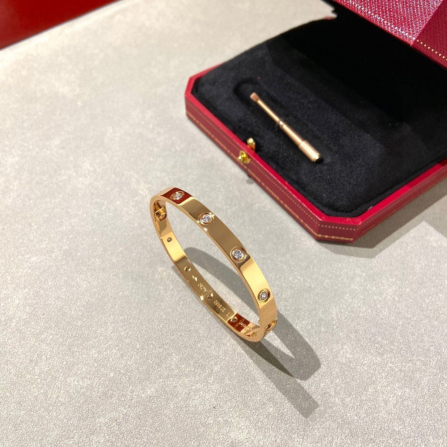 [Shinejoy]LOVE BRACELET 6.1MM 10 DIAMONDS