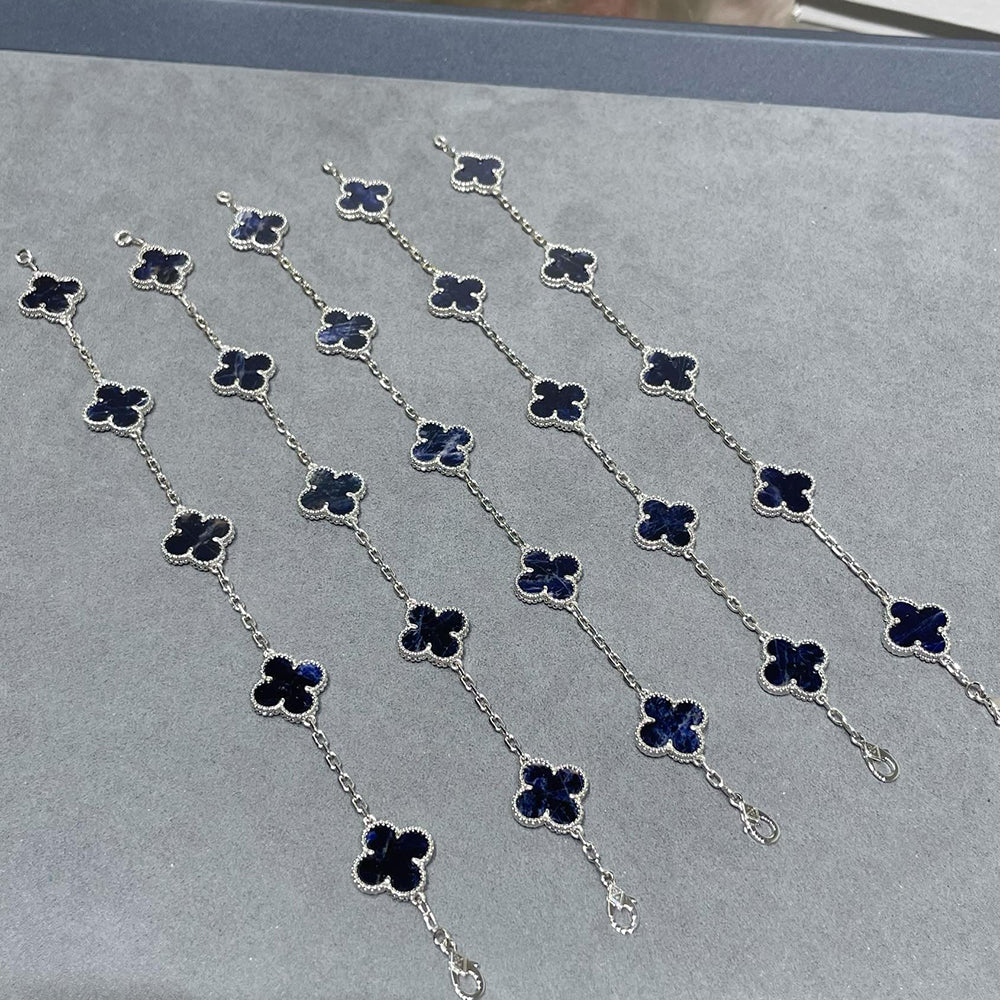 [Shinejoy]CLOVER 5 MOTIF PIETERSITE BRACELET COLLECTION