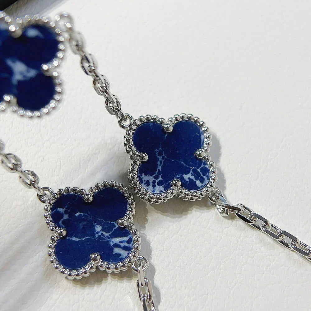 [Shinejoy]CLOVER 5 MOTIF PIETERSITE BRACELET COLLECTION