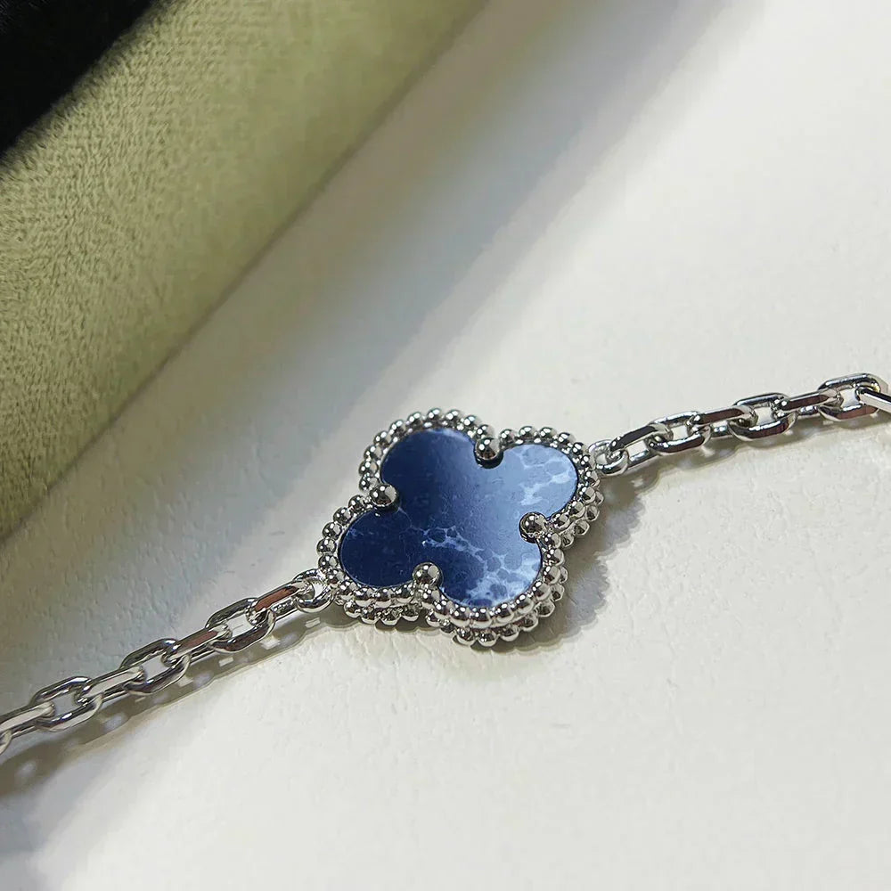[Shinejoy]CLOVER 5 MOTIF PIETERSITE BRACELET COLLECTION