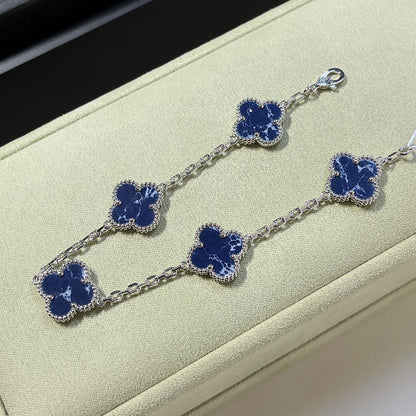 [Shinejoy]CLOVER 5 MOTIF PIETERSITE BRACELET COLLECTION