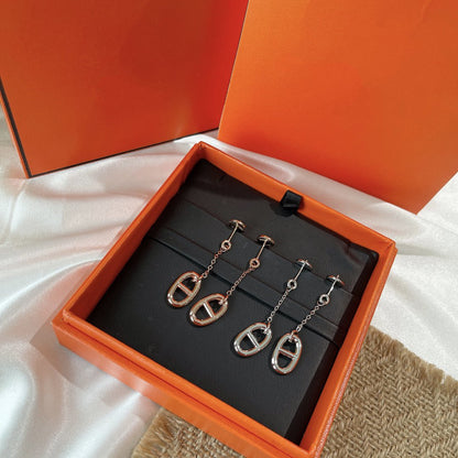 [Shinejoy]CHAINE TASSEL EARRINGS