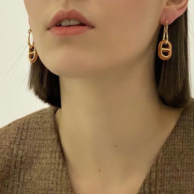 [Shinejoy]HM O'MAILLON GOLD EARRINGS