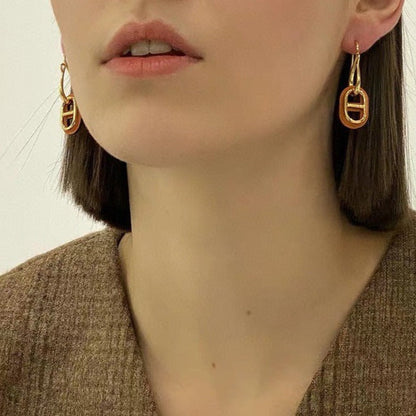 [Shinejoy]HM O'MAILLON GOLD EARRINGS