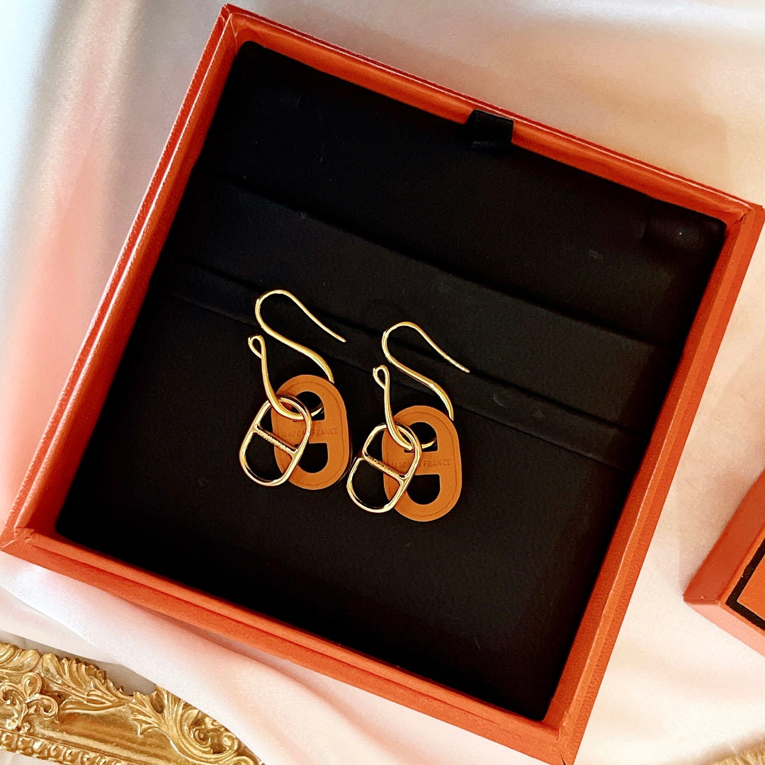[Shinejoy]HM O'MAILLON GOLD EARRINGS