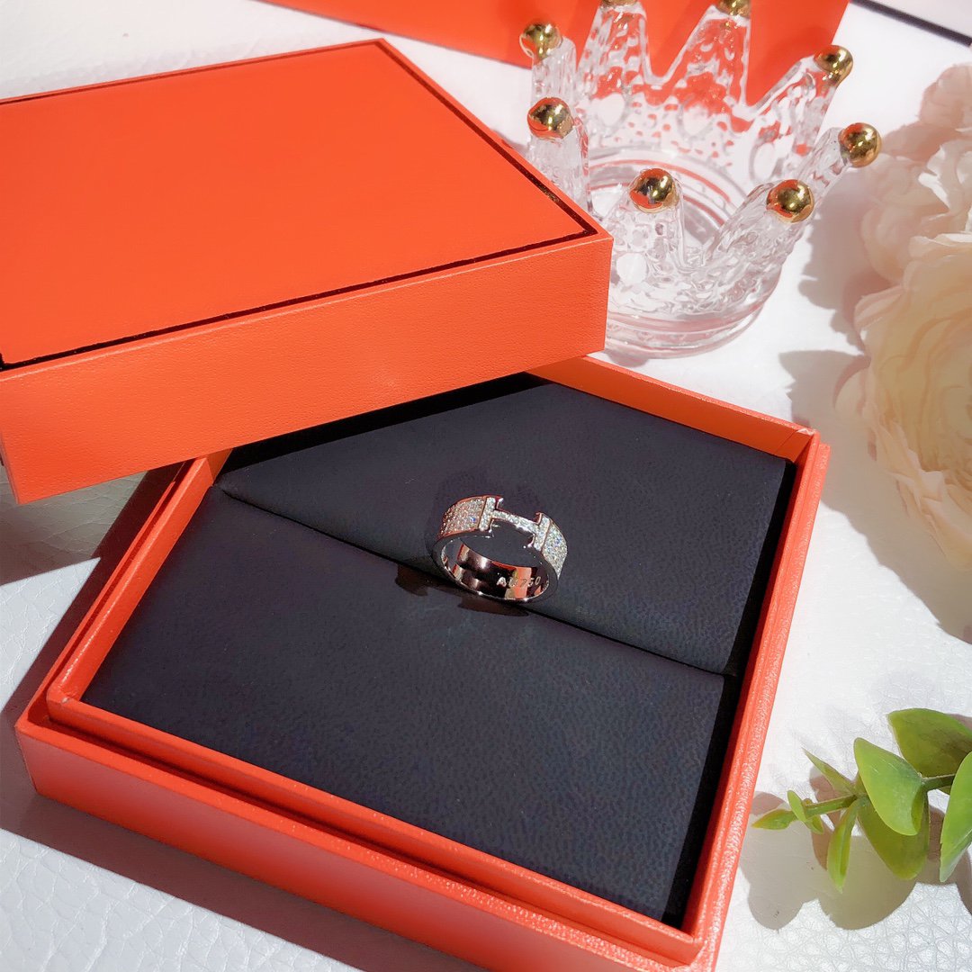 [Shinejoy]H RING FULL DIAMOND