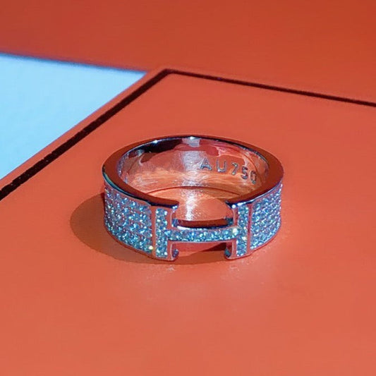 [Shinejoy]H RING FULL DIAMOND