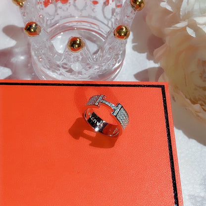 [Shinejoy]H RING FULL DIAMOND