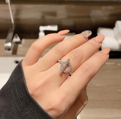 [Shinejoy]ECHAPPEE RING SILVER DIAMOND