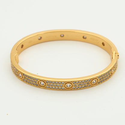 [Shinejoy]LOVE BRACELET 6.1MM DIAMOND-PAVED 10 BIG DIAMONDS