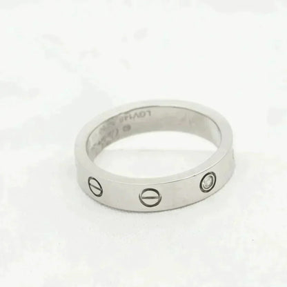 [Shinejoy]LOVE RING 4MM 1 DIAMOND SILVER