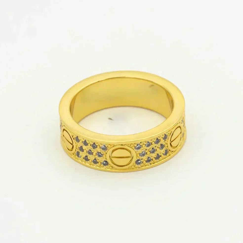 [Shinejoy]LOVE RING 5.5MM DIAMONDS PAVED