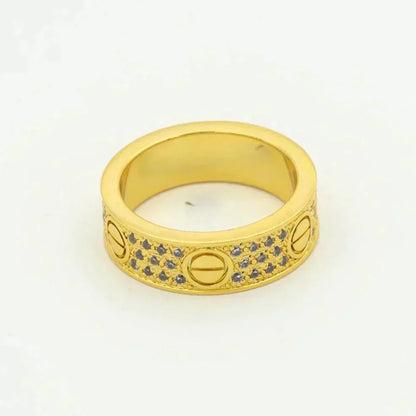 [Shinejoy]LOVE RING 5.5MM DIAMONDS PAVED