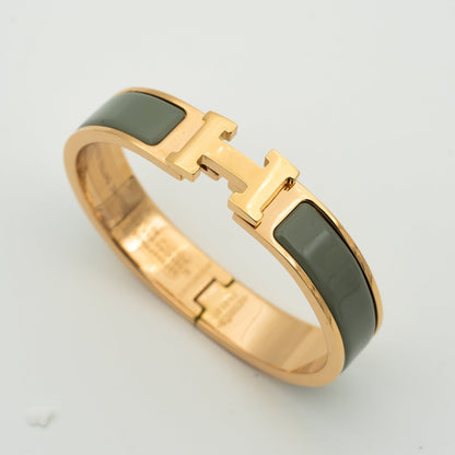 [Shinejoy]H BRACELET BLUE GREEN 12MM