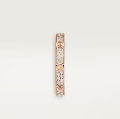[Shinejoy]LOVE RING 2.6mm-wide full-diamond ring Shinejoy Gold