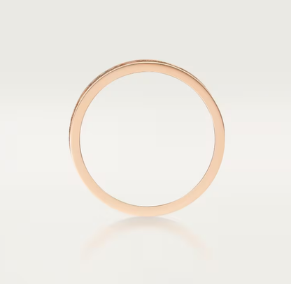 [Shinejoy]LOVE RING 4mm-wide full-diamond ring Shinejoy Gold