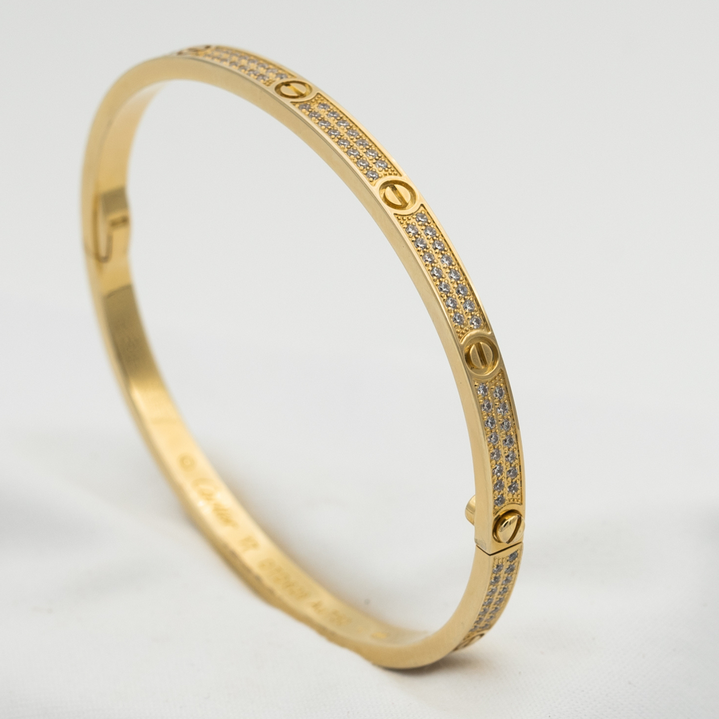 [Shinejoy]LOVE BRACELET 3.65MM DIAMOND-PAVED