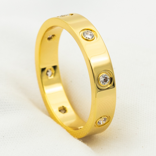 [Shinejoy]LOVE RING 3.6MM 8 DIAMONDS