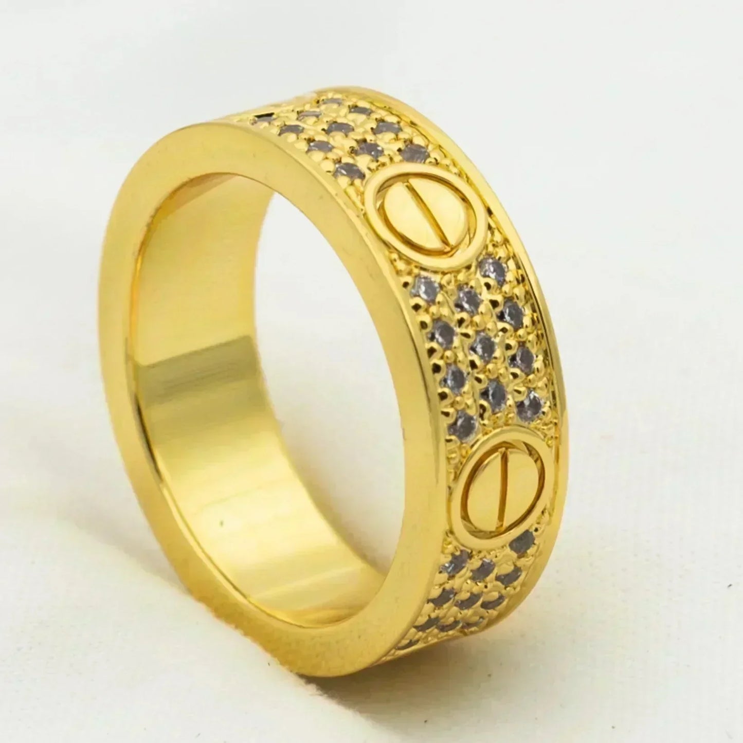 [Shinejoy]LOVE RING 5.5MM DIAMONDS PAVED