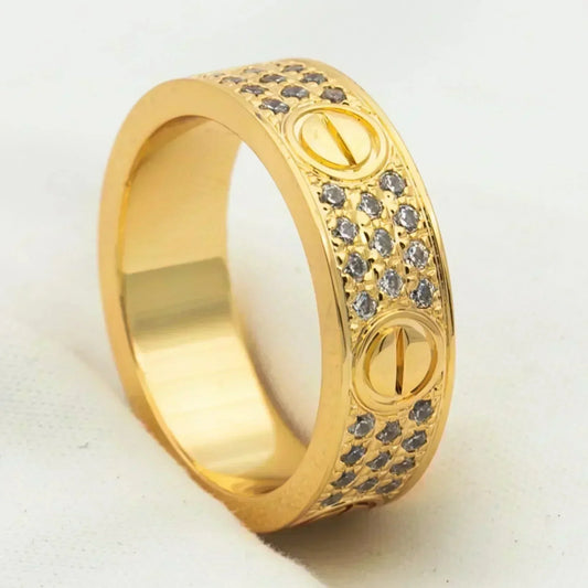 [Shinejoy]LOVE RING 5.5MM DIAMONDS PAVED