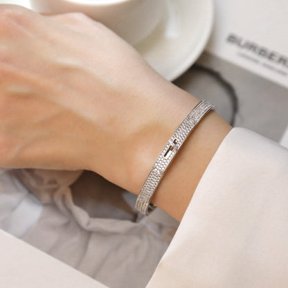 [Shinejoy]KELLY BRACELET DIAMOND PAVED