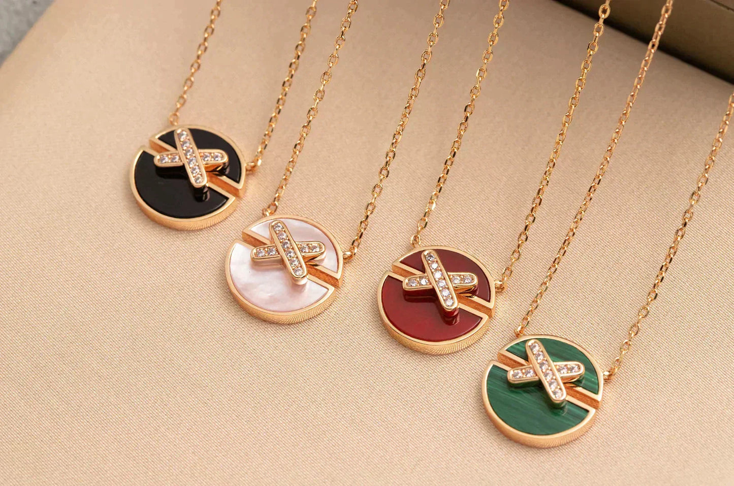 [Shinejoy]JEUX DE Shinejoy GOLD DIAMOND NECKLACE