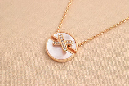 [Shinejoy]JEUX DE Shinejoy GOLD DIAMOND NECKLACE