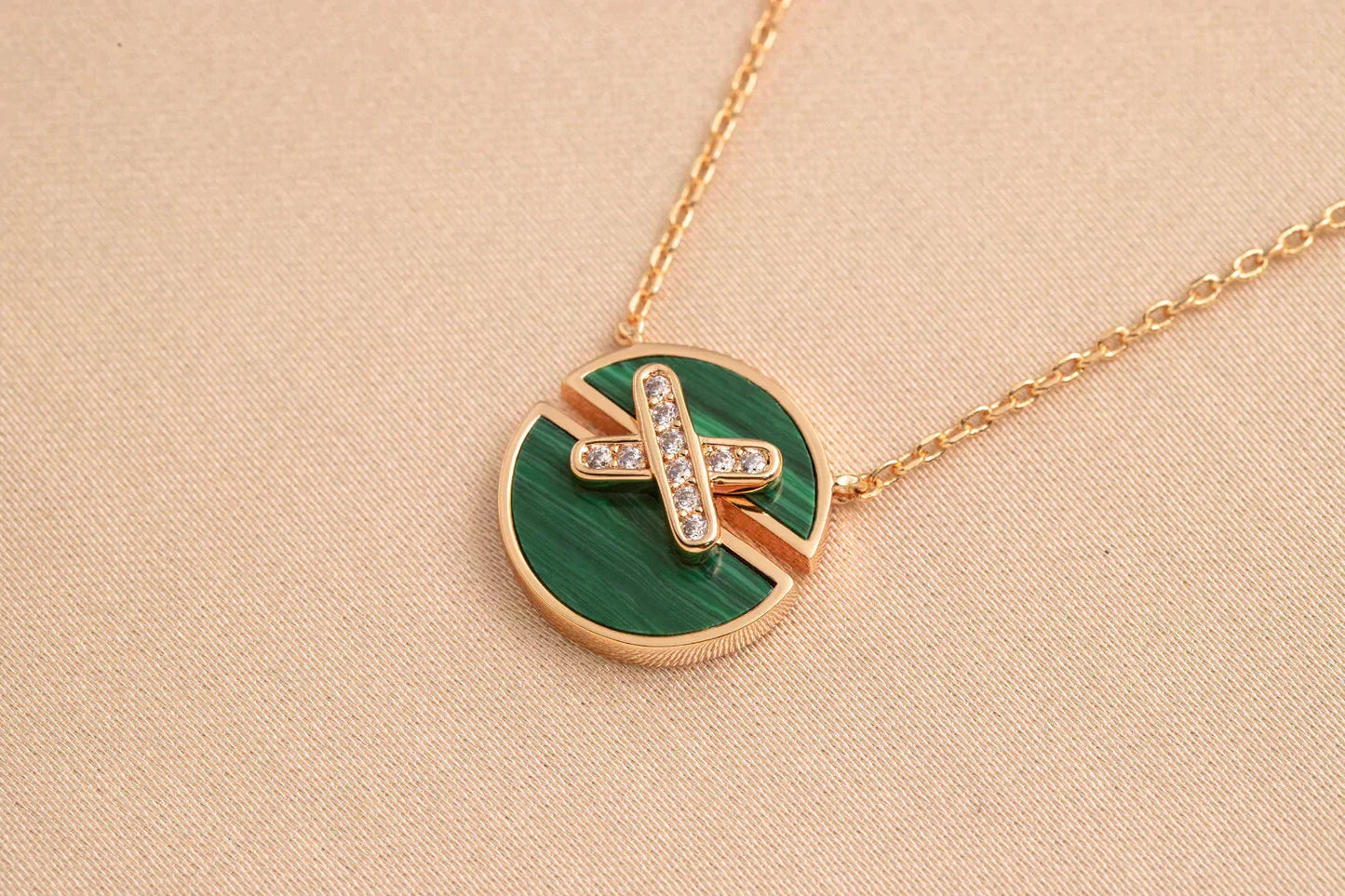 [Shinejoy]JEUX DE Shinejoy GOLD DIAMOND NECKLACE