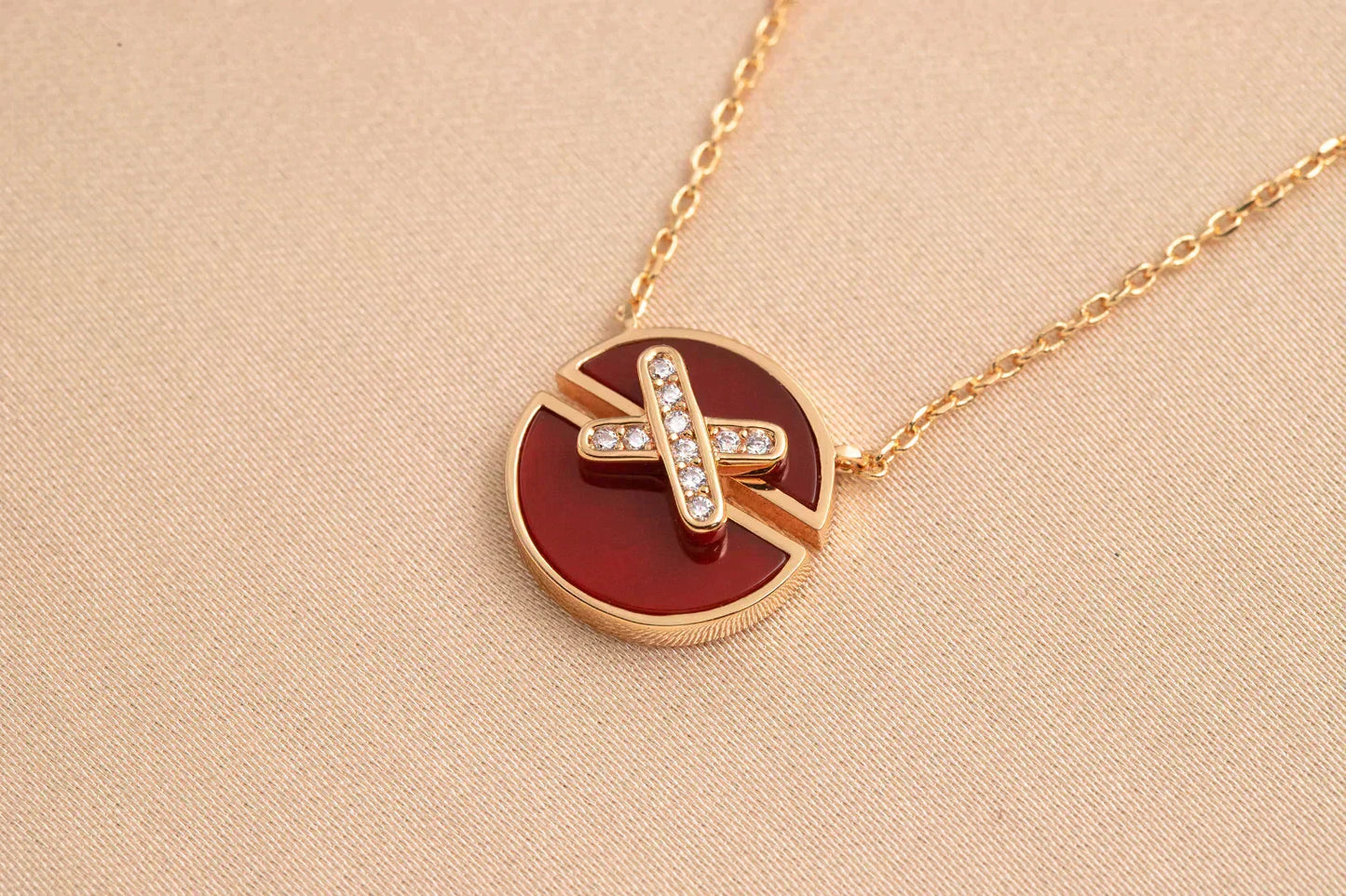 [Shinejoy]JEUX DE Shinejoy GOLD DIAMOND NECKLACE