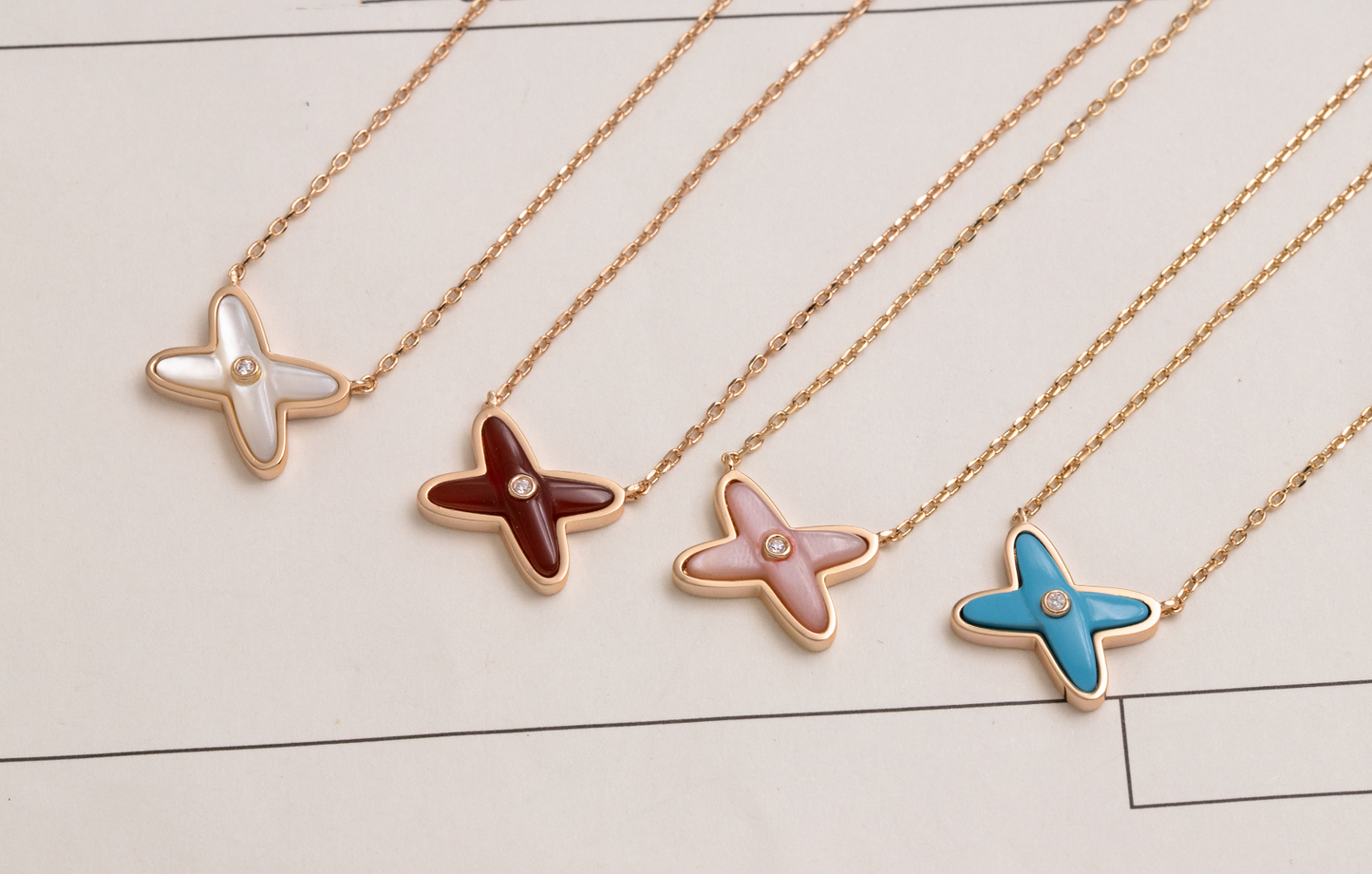 [Shinejoy]JEUX DE NECKLACE 1 DIAMOND