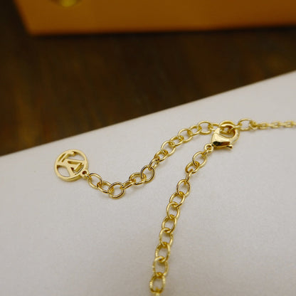 [Shinejoy]BLOOMING SUPPLE NECKLACE BRASS